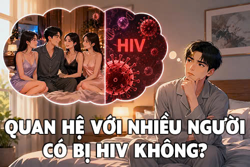 Quan hệ với nhiều người có bị HIV không? Nguy cơ thế nào?